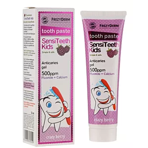 Pasta do zębów dla dzieci FREZYDERM SensiTeeth Kids dla dzieci crazy berry 500 ppm 50 ml