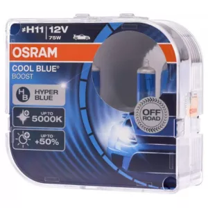 Żarówki H11 OSRAM Cool Blue Boost Hyper Blue 5500K