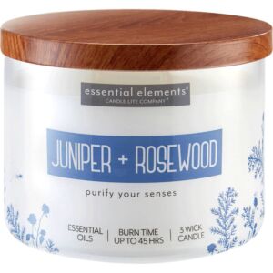 Candle-lite Essential Elements - Juniper & Rosewood - 418g
