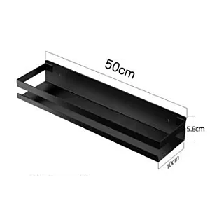 DA143 PÓŁKA ŁAZIENKOWA CZARNA 50CM