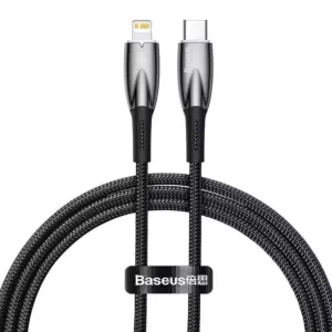 Kabel USB-C do Lightning Baseus Glimmer, 20W, 1m (czarny)