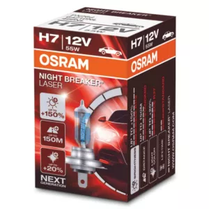 Mocna żarówka H7 OSRAM Night Breaker Laser +150%