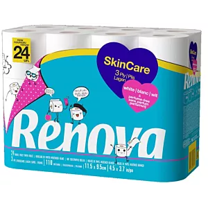 Papier toaletowy Renova Skin Care White 24R