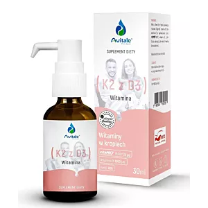 AVITALE WITAMINA K2 + D3 KROPLE 30ML