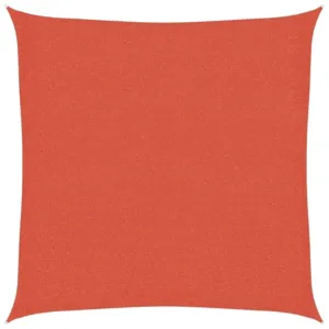 Żagiel przeciwsłoneczny, 160 g/m², terakotowy, 3,6x3,6 m, HDPE
