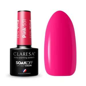 CLARESA Lakier hybrydowy PINK 531 - 5g