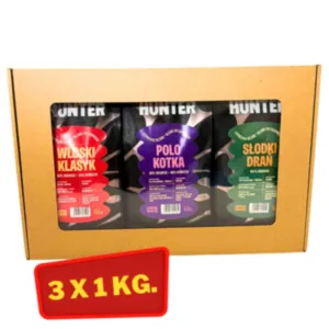 Zestaw Prezentowy Kaw do ekspresów 3 x 1 kg KAWA ZIARNISTA