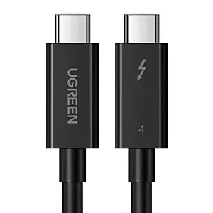 Kabel USB-C do USB-C UGREEN US501, Gen3, 100W, 4K, 0.8m (czarny)