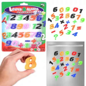 Magnesy matematyczne cyferki na lodówkę dla dzieci - 27x MAGNESÓW