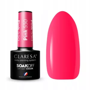 CLARESA Lakier hybrydowy PINK 530 - 5g