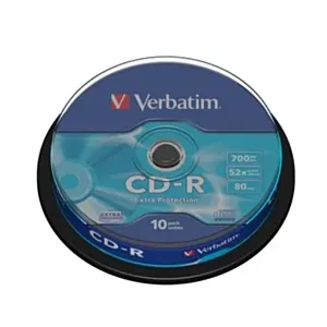 Verbatim CD-R 52x 700MB 10P CB DL Ex Prot 43437