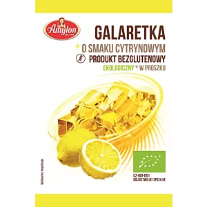 Galaretka o smaku cytrynowym, BIO 40g Amylon