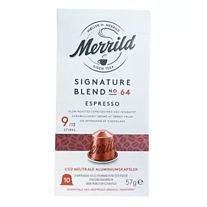 Kapsułki do Nspresso Merrild Signature blend no.64 57g