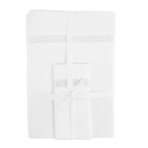 Komplet ręczników PASSION białych 100x150+50x100+30x50 cm GIPANOLAR