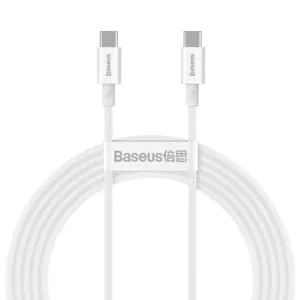 Kabel USB-C do USB-C Baseus Superior Series, 100W, 2m (biały)