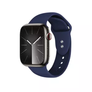 Crong Liquid - Pasek do Apple Watch 42/44/45/49 mm (granatowy)