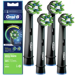 4x Końcówka ORAL-B EB50BRB Cross Action CleanMaximiser Black