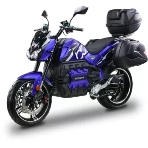 Motocykl elektryczny BILI BIKE EXTREME (6000W, 120Ah, 100km/h) niebieski