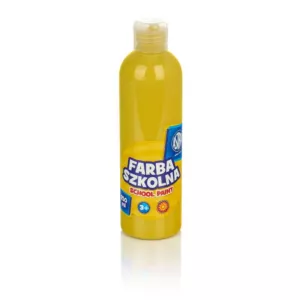 Farba szkolna Astra 250 ml - żółta