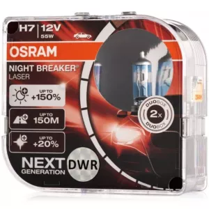 Super mocne żarówki H7 OSRAM Night Breaker Laser