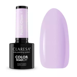 CLARESA Lakier hybrydowy PASTEL GLAM 4 – 5g