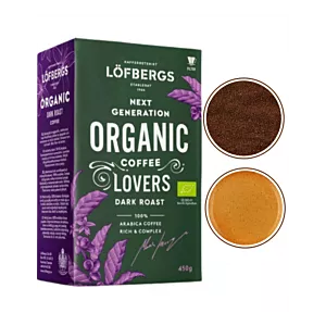 LÖFBERGS Organic Dark - Kawa mielona 450gr