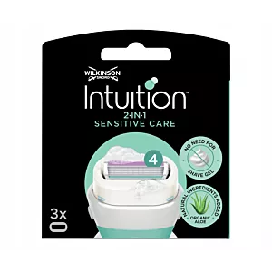 3x Wkłady WILKINSON Intuition Sensitive Care dla kobiet