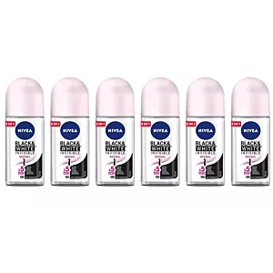 6x Antyperspirant w kulce Nivea Women Invisible Black&White Original 50 ml