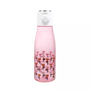 Butelka MELBI różowa w kwiaty 0,7 l HOMLA
