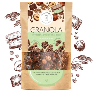 ORZECHOWNIA Granola orzechy laskowz czekolad, 320g