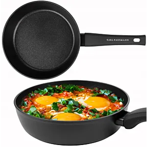 Patelnia GŁĘBOKA uniwersalna non-stick na GAZ INDUKCJĘ 24 cm