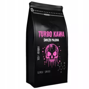 TURBO Kawa ziarnista Do ekspresu 1kg 100% Arabica BOMBA SMAKU