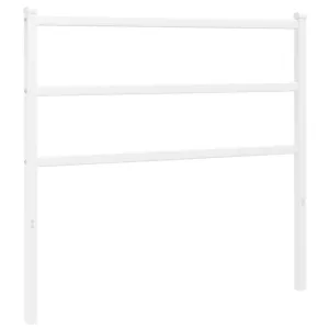 Metalowe wezgłowie, białe, 107 cm