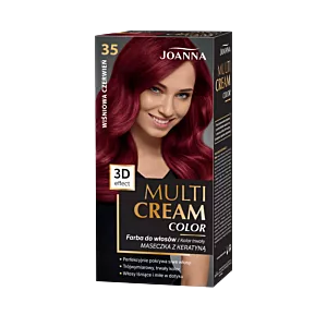 Joanna Multi Cream farba 35 wiśniowa czerwień