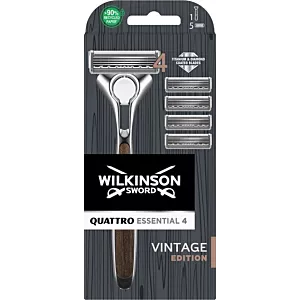 Maszynka WILKINSON Quattro Essential 4 Vintage Edition + 5 wkładów