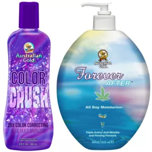 Australian Gold Color Crush Blue + Forever After Po Opalaniu