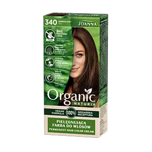 Joanna Organic pielęgnująca farba do włosów 340 herbaciany
