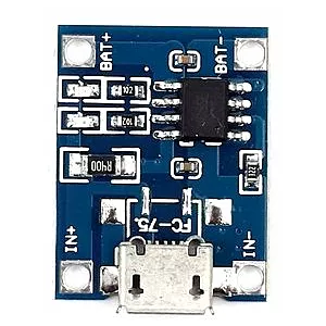 Ładowarka Li-ion 18650 TP4056 micro USB kontrola ładowania
