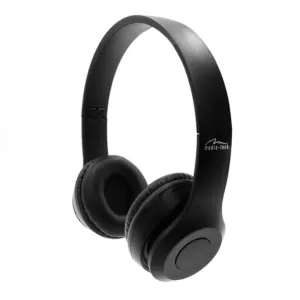 SŁUCHAWKI BEZPRZEWODOWE CZARNE NAUSZNE BLUETOOTH MP3 BT / SD