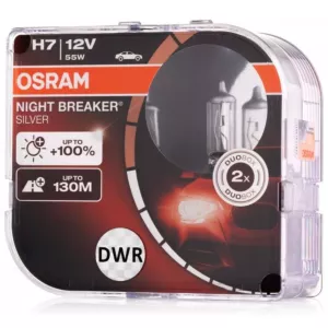 Mocne żarówki H7 OSRAM Night Breaker Silver +100%
