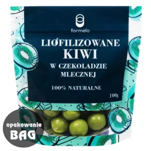 Liofilizowane kiwi w czekoladzie mlecznej 100g