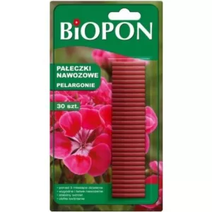 BIOPON,,PAŁECZKI NAWOZOWE DO PELARGONI 30szt.