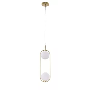 CORDEL LAMPA WISZĄCA 2X28W G9 MOSIĄDZ