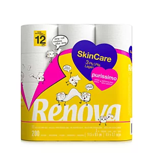 Papier toaletowy Renova Skin Care Purissimo 12R