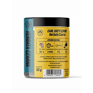 HERBATA CZARNA EARL GREY LEMON 60g