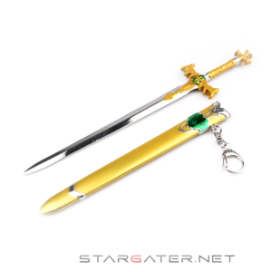 Złoty Miecz Chwały Sword Art Online | 22 cm | Brelok Anime