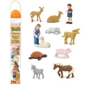 Małe Zwierzątka z Mini Zoo. Zestaw Figurek w Tubie Safari Ltd.