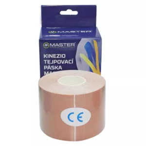 Taśma kinezjologiczna MASTER 5 cm x 5 m - tan