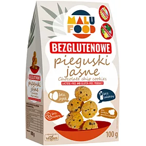 Bezglutenowe PIEGUSKI JASNE 100g, Malu Food