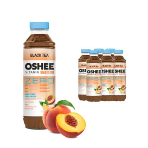 6x OSHEE ZERO Vitamin Tea brzoskwinia 555 ml
